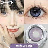 2Pcs Best Selling Color Contacts Lenses Purple Series Soft Lens Contact Lenses with Natural