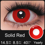 Yearly Use Halleoween Contact Lenses For Cosplay Color Contact Lenses White Contacts Lenses For Makeup White Mesh Lens