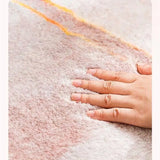 Tulip Flower Long Carpet Soft Furry Bedside Rug Living Room Mirror Front Carpet Non-slip Bedroom decoration  Mats