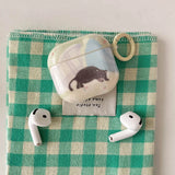 Cartoon Cute Black Cat Soft Silicone Shockproof Protection Case For Apple AirPods 1 2 3 4 Pro 2 3nd Generation Earphone Cover