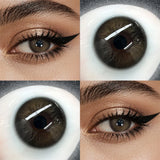Colored Contact Lenses Lalens Disc Blue Cocoa Crème Green Color Contacts Eye Lens Eyes Half Year 2Pcs