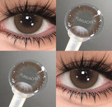 1 pair Fashion Makeup Beauty Contacts Lenses Soft Yearly Blue Green Contacts Eyes Color Lenses Colored Soft Lens Pupils