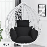 Swing Egg Chair Mat Cushion Cover Outdoor Patio Hanging Seat Home Decor Garden Lounger Cushion Cover (No Filling)