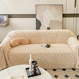 Autumn Taffeta Fleece Sofa Blanket Soft Comfortable Protective Cover for 1-4 Seater Sofas Jacquard Plush Throws Blanket