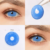 17MM Color Halloween Contact Lenses For Eye Green Cat‘s Eye Red Blue Lenses Cosplay Contact Lenses Eyes Beauty Makeup
