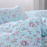 New Spring Summer Pure Cotton Four-Piece Set Beautiful Country Sle Small Flower Print Warm Bedding Duvet Cover eet