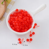 Simulation Mini Fake Fruit Strawberries Blueberry Cherry Caviar Mulberry Tomato Props For Home Decoration Accessories 100pc/lot