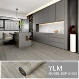 40CM Thicken Wood Grain Floor Sticker Industrial Cement PVC Vinyl Floor Sticker Self-adhesive Waterproof Tile Sticker Home Decor