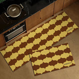 Checkerboard Plaid Kitchen Floor Mat Non-slip Long Strip Runner Rugs Oil-proof Waterproof Wipeable Washable Carpet Tapis Cuisine