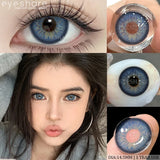 1 Pair Color Contact Lenses for Eyes Cosmetic High Quality Blue Lenses Green Contact Fashion Cosmetic Eye Contacts