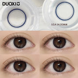 1Pair Color Contact Lens Black Pupils High Quality Myopic  BrownEyes - 1 to- 8 Diopter Contact Lenses 1 Year Fast Shipping