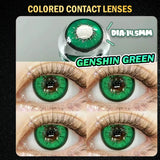 Anime Cosplay Colored Contact Lenses Yearly Disposable 1 Pair Violet Cute Big Eyes Soft Lenses for Cos Party Makeup