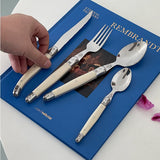 Western Food Set Tableware Korean Stainless Steel Knife and Fork Salad Steak Knife Fork Spoon Four Piece Set