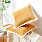 45x45CM Chenille Fresh Throw Pillow Cover Soft Comfortable Stamping Waist Cushion Cover Decor Home Decorative Pillowcase