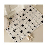 Modern Combination Of Small Squares Wire Loop Door Mat Waterproof Carpet Anti Slip Resistant To Dirt Bathroom Kitchen Carpet