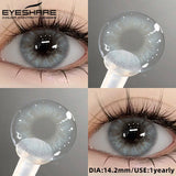2pcs Natural Color Contact Lenses for Eyes Gray Lenses Colorcont Korean Lenses Yearly Beauty Brown Eye Contacts Lens