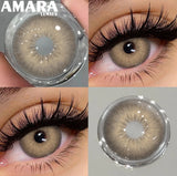 1 Pair Black Color Contact Lenses for Eyes 14.5mm Fashion Contact Lenses Brown Natural Contact Lenses Gray Soft Lens