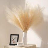 100cm Artificial Pampas Grass Tall Fluffy Reed Fake Flowers for Vase Filling Wedding Party Decoration Boho Flower Arrangements