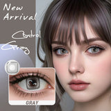 6 Months Wear Myopia Colored Lenses Power Pussy Control Grey Soft Contacts Cosplay Eye Makeup Cosmetic