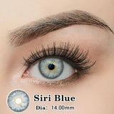New Colored Contact Lenses 1 Pair Green Iris Natural Pupil Color Circle with Prescription 0-8 Degrees Annual Siri Urban