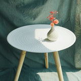 Creative Round Nordic Wood Coffee Table Storage Tea Fruit Service Plate Tray Bed Home table Living Room Table Sofa Side