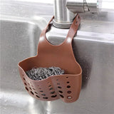 Creative Sink Drain Storage Rack Hanging Kitchen Sink Rack Adjustable Faucet Push Rack Storage Hanging Basket Kitchen Supplies