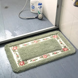 Ins Pastoral Style Bath Mats Bathroom Multiple Sizes Carpets Kitchen Anti-slip Doormat Shower Room Toilet Rugs Floor Area Pads