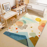 Graffiti Children's Bedroom Carpet Cartoon Cute Girl Carpet Baby Crawling Mat Creative Interesting Decoration Rug Plush Soft Rug