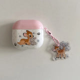 Cute Cartoon Deer Rabbit Silicone Earphone Case For Apple AirPods 1 2 3 4 Pro 2 Wireless Bluetooth Earphones Protection Cover