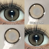 2pcs Cyberpunk Blue Contact Lenses for Eyes Beauty Eye Color lenses Natural Gray Lens Fashion Color Pupils Myopia Lenses