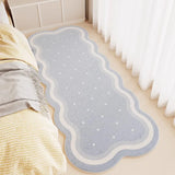 Special-shaped Runner Rug Pink Plaid Bow Bedroom Bedside Carpets Fashionable Ins Creative High-end Coffee Table Mats 러그 Alfombra