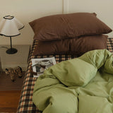 Ins Nordic Bedding Set Simple Style Polka Dot Duvet Cover Set Soft Flat Sheet Single Twin Size Double Bed Sheet Set For Bedroom