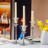 Glass Candle Holders For Wedding Christmas Festival Centerpiece Dinning Table Romantic Decoration Hotel Bar Home Candlestick