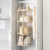 Practical Fabric Hanging Organizers Simple Designs Hanging Storage Bag with Multi Layer For Easy Homes Organization