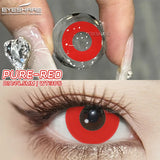 2pcs/pair crazy Halloween Colored Contact Lenses for Makeup Eyes Big Pupils Red Contact Lenses red series cosplay Lens