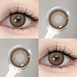 Contact Lenses for eyes Prescription Myopia Colorful Beauty Cosmetic Contacts Natural Color Lenses Eye 2pcs Yearly
