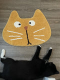 Funny Tufting Cat Bathroom Mat Soft Bathmat Floor Pad Living Area Carpet Anti-slip Cartoon Rug Aesthetic Home Room Decor 50x60cm