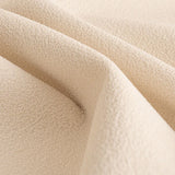 European Teddy Velvet Sofa Cushion with Lace Thick Anti Slip Couch Cover for All Seasons Irregular Hemline Furniture Protector
