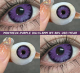 1Pair Fashion Makeup Pampas Series Yearly Purple Contacts Green Eyes Color Lenses Beauty Pupils Eye Color Green Lenses