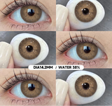 1 Pair Colorful Eyes Blue Lenses Korean Natural Lenses Color Contact Lenses Eyes Gray Soft Beautiful Pupil Annual Use