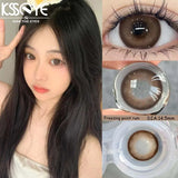 1 Pair Hot Sales Color Contact Lenses  Eyes Natural High Quality Contact Lenses Brown Lenses Pupils