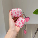 Luxury Pink Lover Heart Case For AirPods Pro 2 3 Earphone Funda For AirPods Pro 2nd Pro2 Generation Coque For AirPod Pro 2 USB C