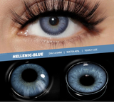 1 Pair Blue Colored Pupils for Eyes Natural Brown Big Eyes Contacts Cosmetics Green Eye Color Lens Gray Lenses for Woman
