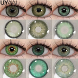 Contact Lenses Cosmetic Green Contact Lenses Makeup Colored Pupils Cosplay Lenses Cosmetics Beauty Woman Colored Lenses