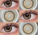 1Pair Fashion Makeup Pampas Series Yearly Purple Contacts Green Eyes Color Lenses Beauty Pupils Eye Color Green Lenses