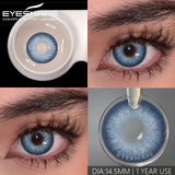 1 pair Colored Contact Lenses for big Eyes Natural Eye Lenses Gray Contact Green Lenses Blue Lenses Fashion Lenses