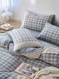 Ikeehome  Waed Pure Cotton Floral d Small ids Bedding Set Quilt Cover eet Tee Or Four Piece Set Bedding Accories