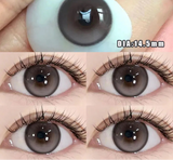 1Pair nature Contact Lenses Soft Lenses Brown Eye Diameter 14.5mm 14.2mm 14.0mm Beautiful pupils Black Lens Myopia Degree