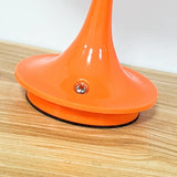 Mushroom Table Lamp, Touch Control 3 Color Dimmable, Cordless Rechargeable Plastic LED Night Light, Adjustable Brightness Bedsid