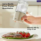 Quantitative Spice Jar Sealed Moisture-proof Salt and Pepper Shakers Push-type Kitchen Spice Jar Kitchen Accessories